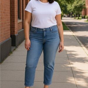 Rag & Bone Dre Low-Rise Ankle Slim Boyfriend Jeans Size 31 Marie Wash